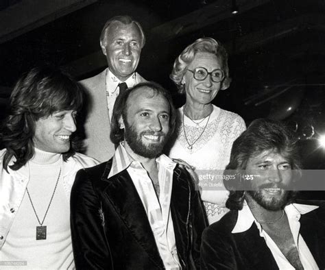 Bee Gees and parents during Robert Stigwood's Party for Bee Gees ...