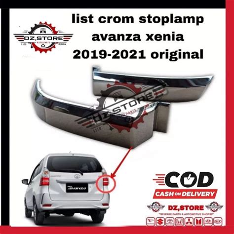 Jual List Lis Crom Stoplamp Avanza Xenia 2019 2020 2021 Original Lis