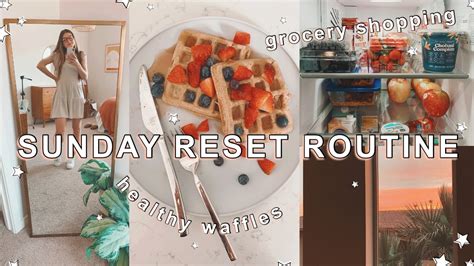 SUNDAY RESET ROUTINE Productive Day In My Life YouTube