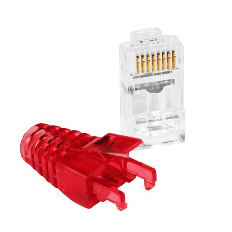 Na Unicaserv Tem Pote Conector Macho Plug RJ45 Cat6 De Passagem EZ