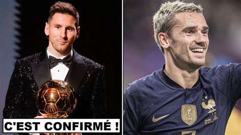 C Est Confirm Leo Messi Est Le Vainqueur Du Ballon D Or Griezmann