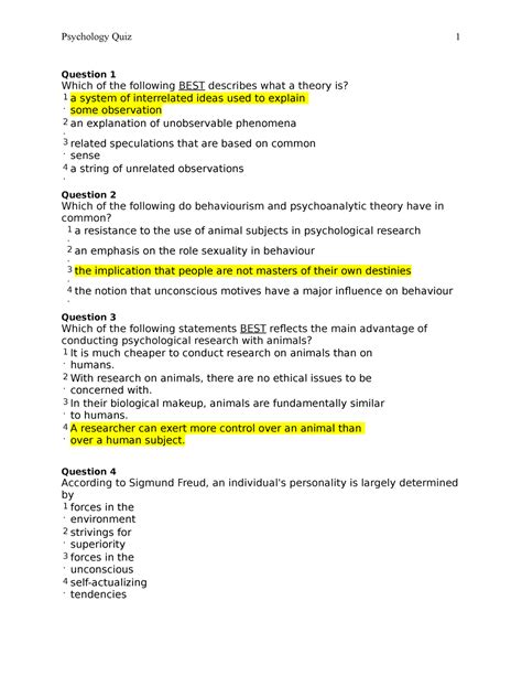 Quiz 2018 Questions And Answers Question 1 Which Of The Following