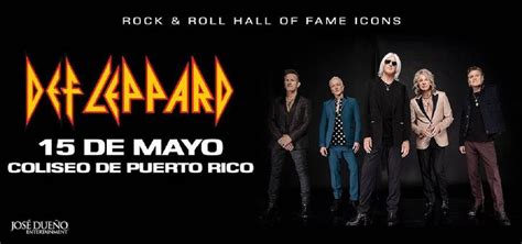 Def Leppard 2025 Tickets Coliseo De Puerto Rico San Juan Puerto