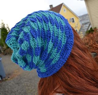 Ravelry Wave Stitch Slouch Hat Pattern By Meladoras Creations