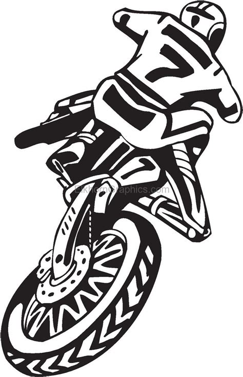 Dirt Bike Sticker 246 - Dirt Bike Stickers | Elkhorn Graphics LLC