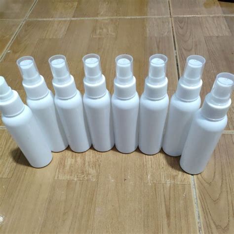 Jual Botol Plastik Pet Ml Br Putih Tutup Spray Putih Tebal Shopee