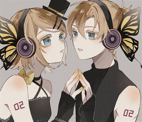 Pin De Len En Rin Y Len Kagamine Rin Y Len Kagamine Rin Vocaloid