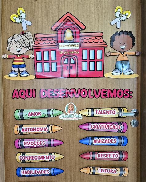 Decora O De Porta Dia Da Escola Psicopedagoga Kamilla Stati