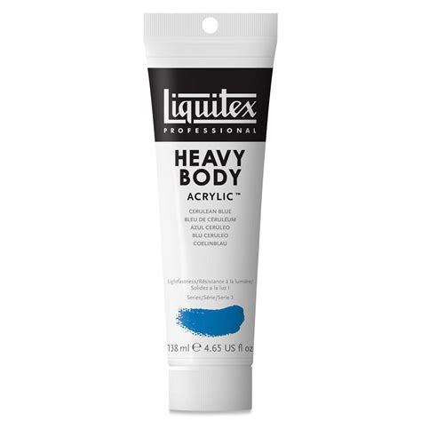 Liquitex Heavy Body Artist Acrylics Cerulean Blue Oz Tube