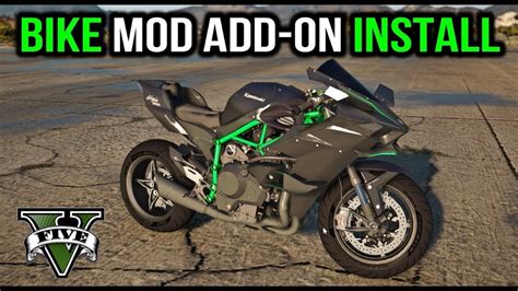 How To Install Kawasaki Ninja H2h2r Bike Mod In Gta5 Youtube