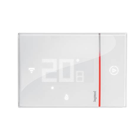 Thermostat Smarther With Netatmo Connecte A Encastrer Blanc Legrand