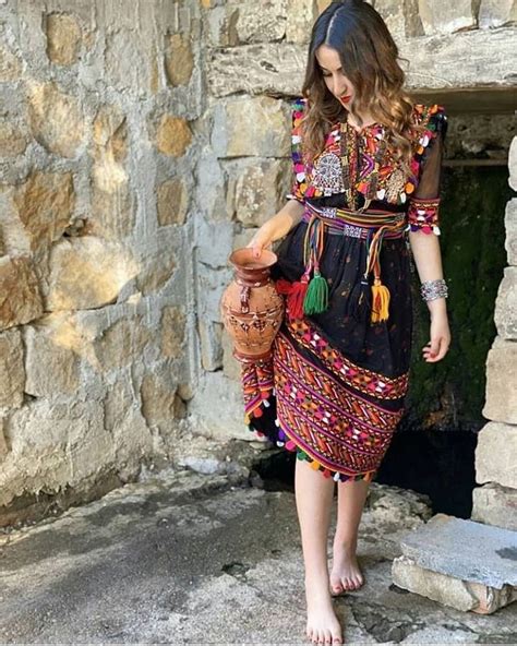 Robe Kabyle Traditional Dresses Algerian Clothing Fashion