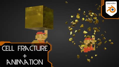 Cell Fracture Addon Animation Tutorial Blender Youtube