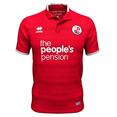 Crawley Town 2018-19 Home Kit