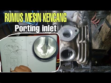 Rumus Mesin Kencang Cara Menentukan Porting Diameter Klep YouTube