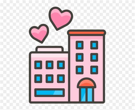 Love Hotel Emoji Icon - Emoji Hotel Png, Transparent Png - 866x650 ...