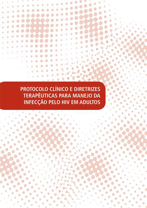 Protocolo Clínico e Diretrizes Terapêuticas para Manejo da Infecção