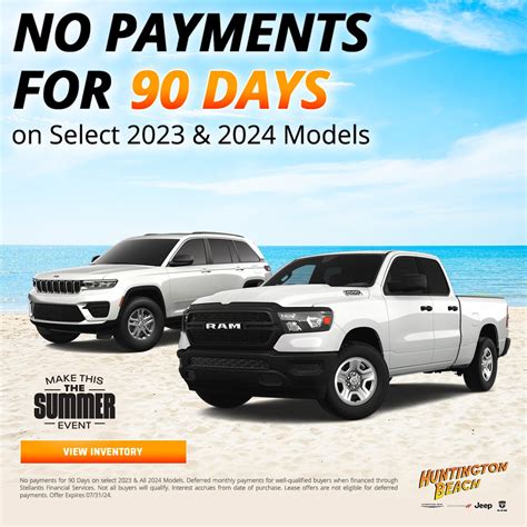 New Car Specials | Jeep Rebates and Finance Offers | Huntington Beach Chrysler Jeep Dodge RAM