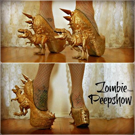 T Rex Jurassic Pump Dinosaur Spike Heels Etsy In 2021 Spike Heels Crazy Shoes Dinosaur