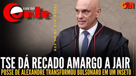 Live do Conde TSE dá recado amargo a Jair que se transforma em um