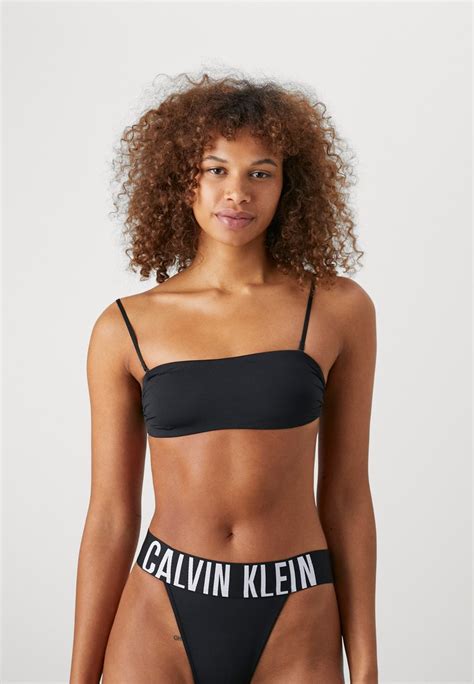 Calvin Klein Underwear Unlined Bandeau Haut De Bikini Blacknoir