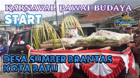 Karnaval Budaya Desa Sumber Brantas Youtube