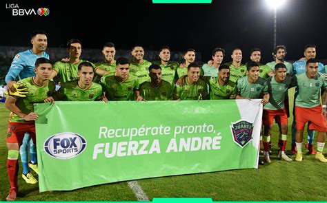 FC Juárez muestra manta de apoyo a André Marín Mediotiempo