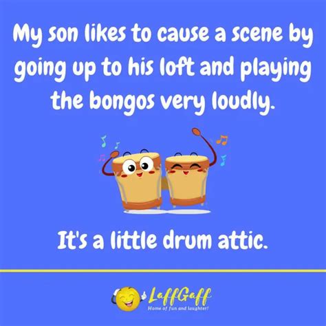 Funny Loud Bongos Joke Laffgaff Home Of Laughter