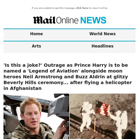 Is This A Joke Outrage As Prince Harry Is To Be Named A Legend Of