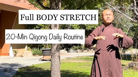 Full Body Stretch Min Qigong Daily Routine Youtube