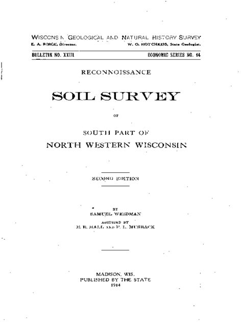 Fillable Online Bulletin Wisconsin Geological And Natural History Survey Fax Email Print