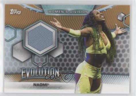 2019 Topps WWE Women S Division Mat Relics Bronze 75 Naomi MR NM EBay