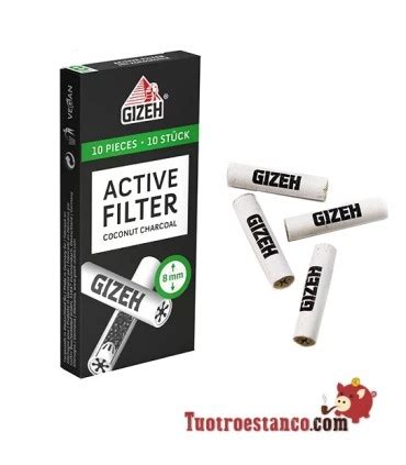 Filters Gizeh 8 Mm Activated Carbon