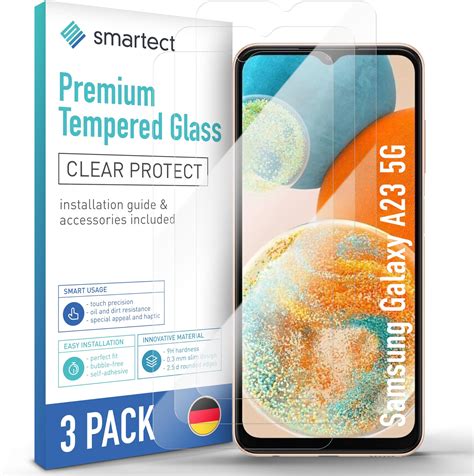 Didisky Lot de 2 Protecteur Verre Trempé pour Samsung Galaxy A23 Galaxy