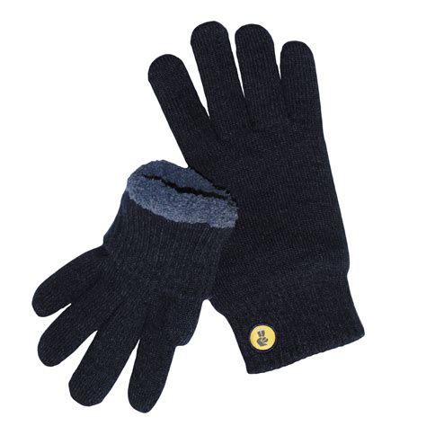 Glovely Cozy Winter Touchscreen Gloves Navy Large Fc 004 N L