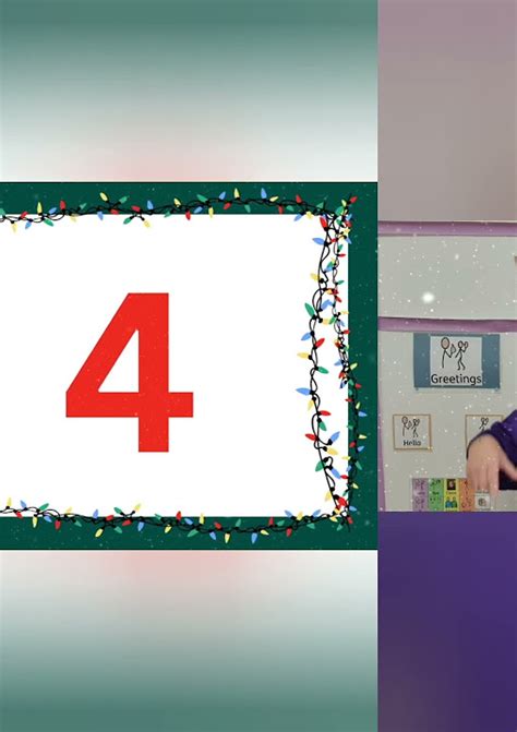 Makaton Advent Calendar Day 4 Youtube