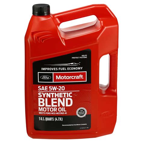 Motorcraft Synthetic Blend Oil 5W20 5 Quart Motor Oil Meijer Grocery