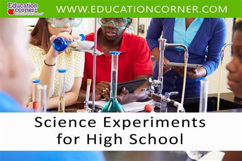 30 Best Science Experiments & Projects for High School