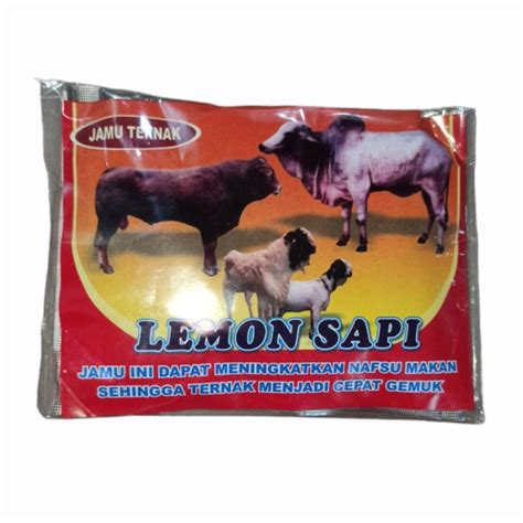 Jual Lemon Sapi Jamu Penggemuk Sapi Kambing Gr Shopee Indonesia