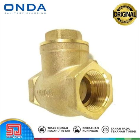 Jual Onda Check Valve Katup Keran Swing Check Inch Klep Tabok