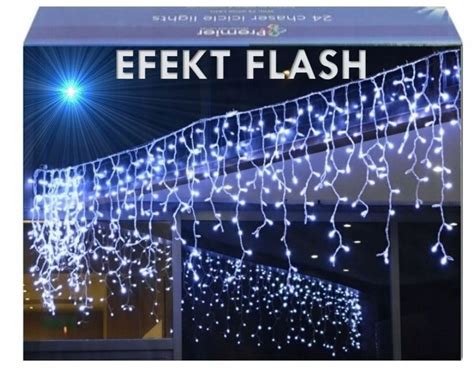 LAMPKI SOPLE 500LED CHOINKOWE KURTYNA FLASH ŚWIATEŁKA ZEWNĘTRZNE