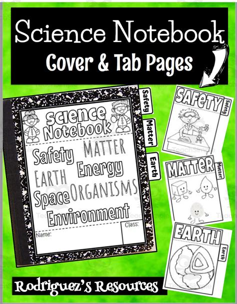 Interactive Science Notebook Cover Page