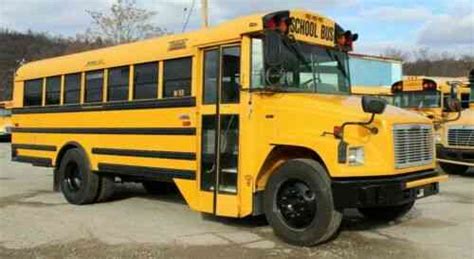 Thomas Freightliner School Bus 48 Pass Diesel Engine: Vans, SUVs, and ...