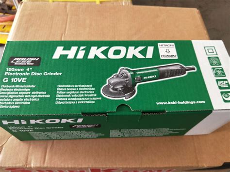 工具醫院 日本 Hitachi 日立 Hikoki G10ve 4 無刷可調速手提砂輪機 Ga4040c Gws7 100et參考