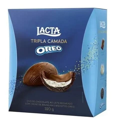 Ovo De Pascoa Oreo Tripla Camada Lacta G Caixa Frete Gr Tis