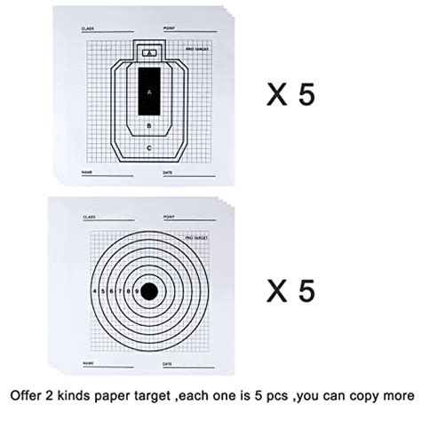 Airsoft Targets for Shooting Practice - Reusable BB & Pellet Gun ...