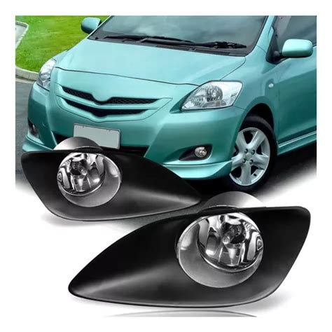 Kit Neblineros Toyota Yaris Sedan Bisel Negro Cuotas Sin