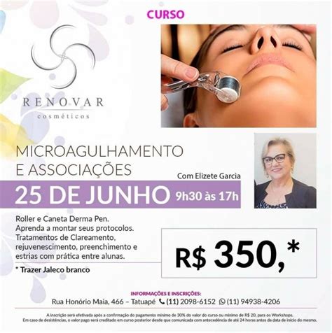 Curso Microagulhamento Roller Dermapen Infusion Nanoagulhamento E