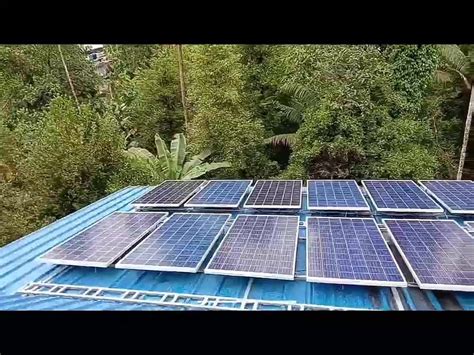 Mounting Structure Grid Tie Roof Top Solar Power Plant For Residential