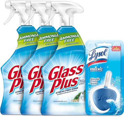 Glass Plus Glass Cleaner 32 Fl Oz Bottle Multi Surface Glass Cleaner Health